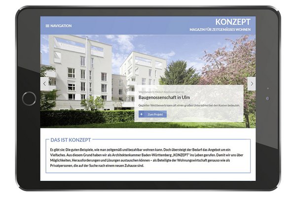KONZEPT: Das Online-Magazin zum Wohnungsbau
