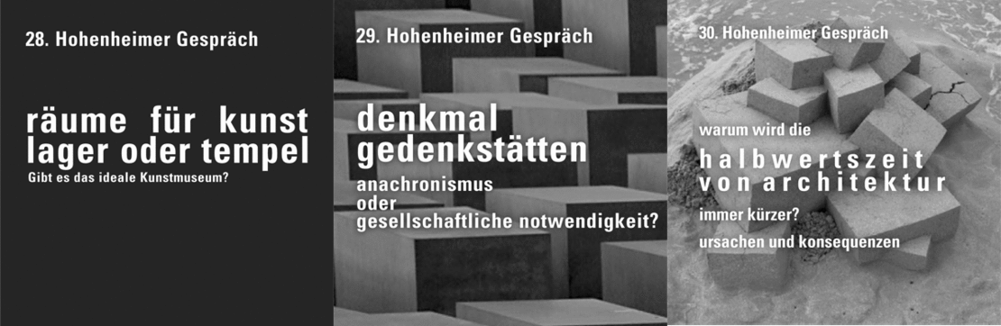 Chronologie der Hohenheimer Gespräche seit 2002
