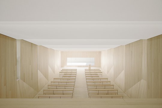 Umbau Aussegnungshalle und Aufbahrungsgebäude auf dem Waldfriedhof