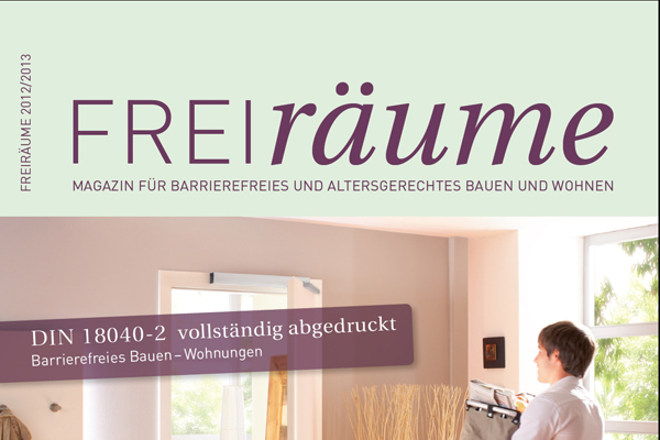 FREIräume - Jahresmagazin zum barrierefreien Bauen