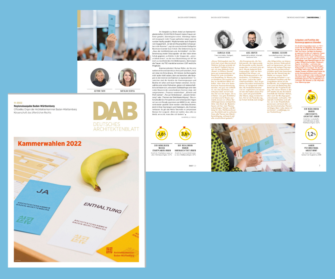 Deutsches Architektenblatt<br>im November 2022