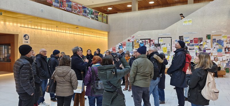 Die Bibliothekslobby des Campus Westend