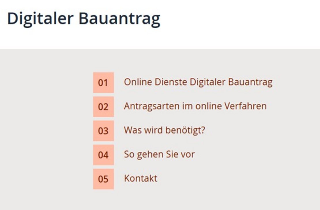 Digitaler Bauantrag