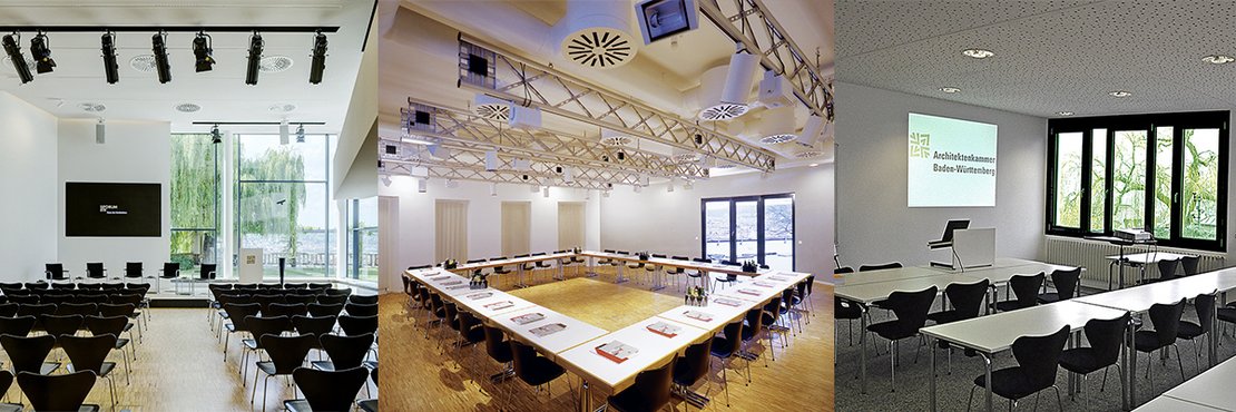 Die Veranstaltungssäle