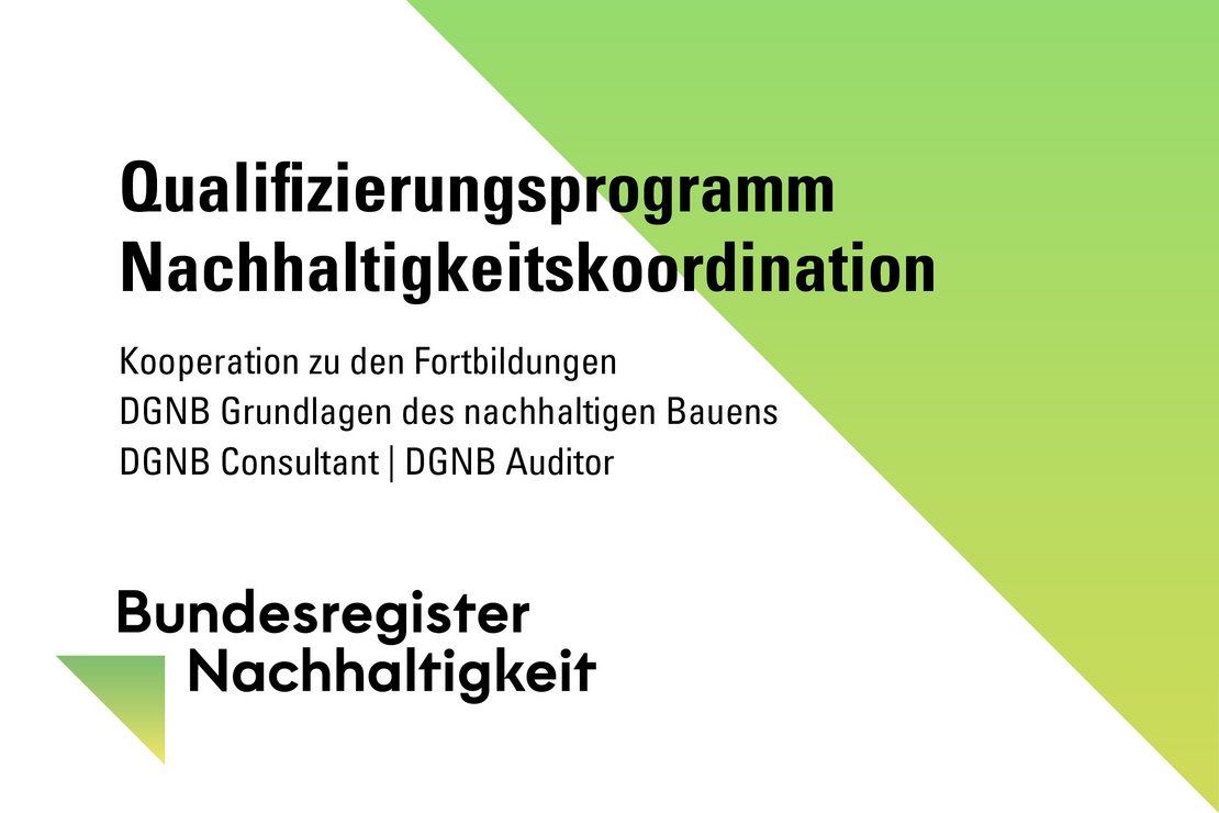 Wege zum Bundesregister Nachhaltigkeit