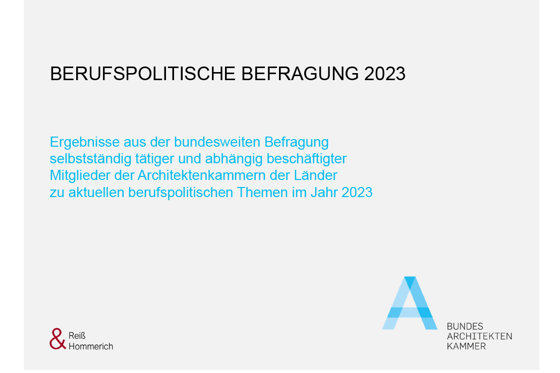 Alle Ergebnisse der berufspolitischen Befragung 2023