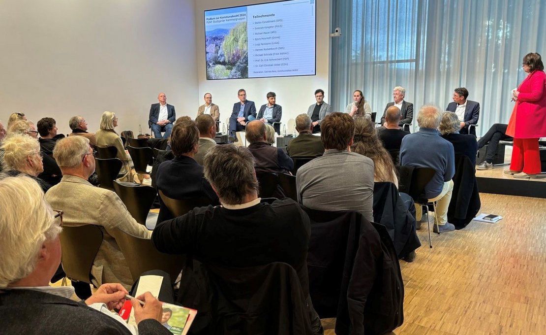 Podiumsdiskussion zur Kommunalwahl am 9. Juni 2024